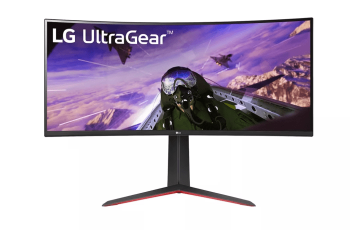 מסך מחשב גיימינג LG 34" Curved UltraGear QHD HDR 10 160Hz Monitor with Tilt/Height Adjustable Stand - 34GP63AP-B