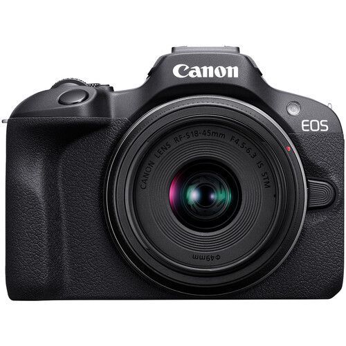 מצלמה ללא מראה עם עדשה Canon EOS R100 18-45