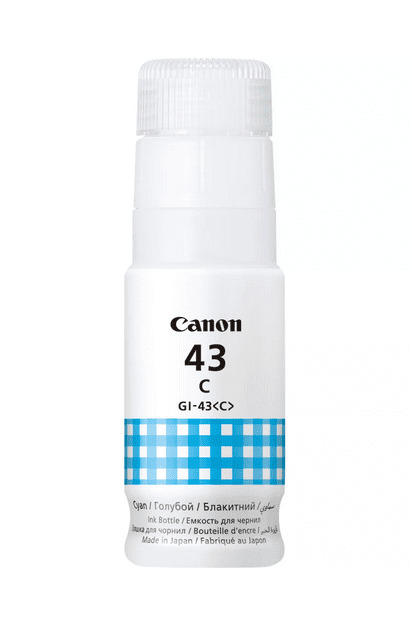 בקבוק דיו תכלת מקורי Canon GI-43C Cyan Ink Bottle