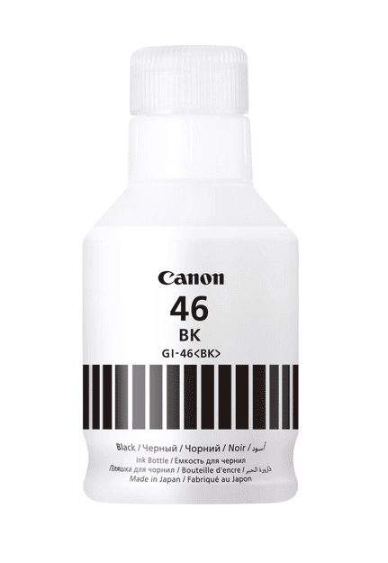 בקבוק דיו שחור מקורי Canon GI-46BK Black Ink Bottle