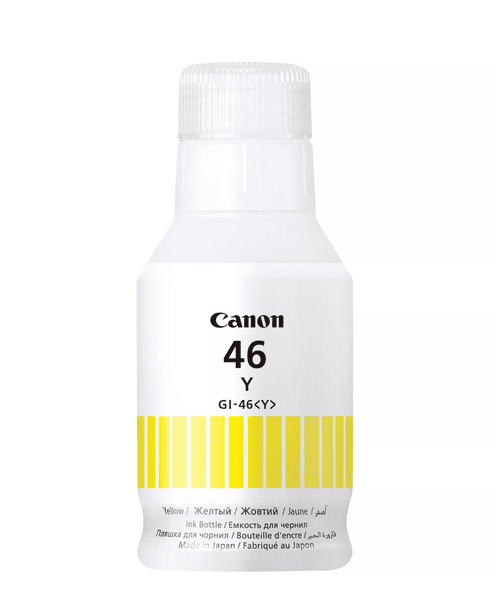 בקבוק דיו צהוב מקורי Canon GI-46Y Yellow Ink Bottle