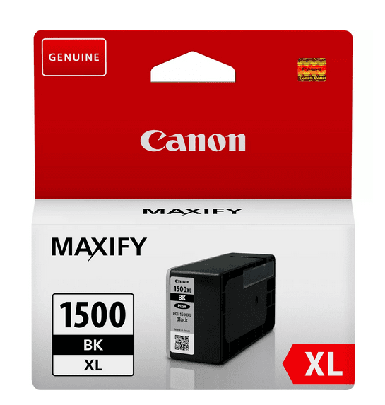 ראש דיו שחור מקורי Canon PGI-1500XL High Yield Black Ink Cartridge