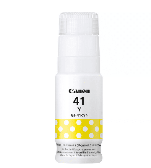 בקבוק דיו צהוב מקורי Canon GI-41Y Yellow Ink Bottle