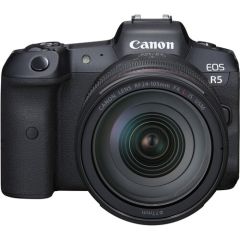 מצלמה Mirrorless ללא מראה עם עדשה Canon EOS R5 + RF 24-105mm F4L lens