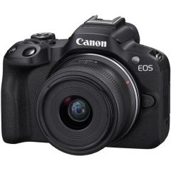 מצלמה ללא מראה עם עדשה Canon EOS R50 + RFS 18-45 Black