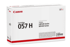 טונר מקורי crg057h קנון CANON Toner Cartridge for LBP22x, MF44x series 10K