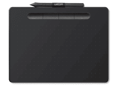 לוח גרפי וואקום Wacom Intuos Wireless Medium Bluetooth Black - CTL6100WLK0