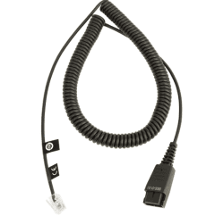 כבל מתאם QD שני מטר Jabra GN 1200 CC 2m Coiled QD to Mod Plug 88011-99